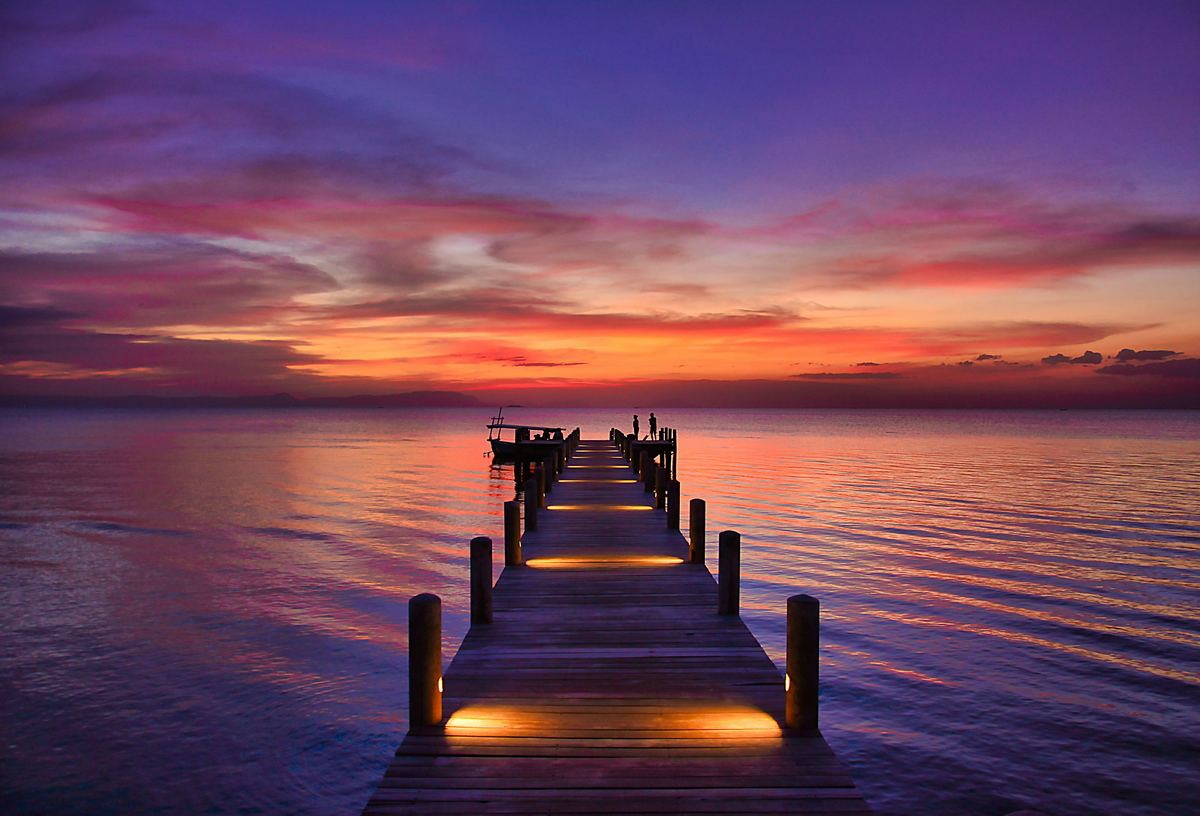 Kep Cambodia sunset
